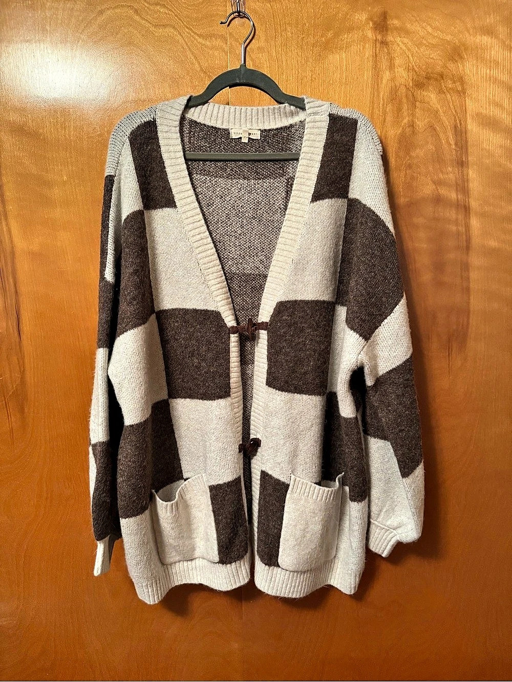 Gilded Intent Color Block Cardigan
